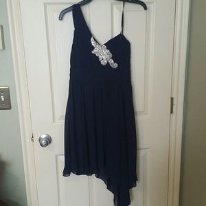 New with tags Cadet Blue one strap formal dress