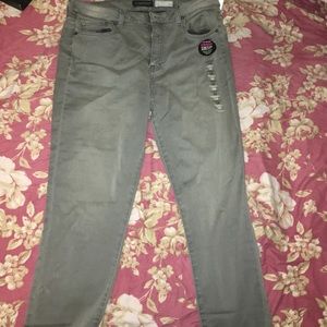 High waisted stretchy jeggings