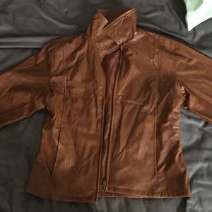 Leather jacket