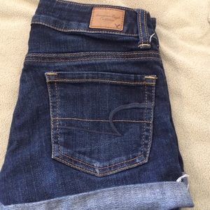 American eagle jean shorts