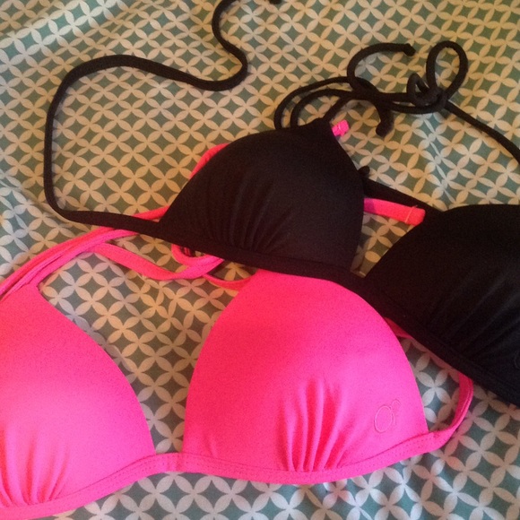 2 OP Push-Up Bathing Suit Tops (Small)