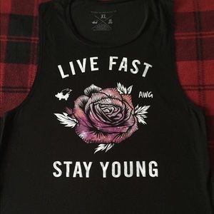 awg ft. glamourkills live fast stay young tank