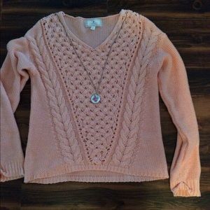 Light peach sweater