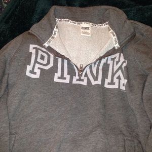 Grey PINK pullover