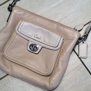 Authentic Coach leather crossbody