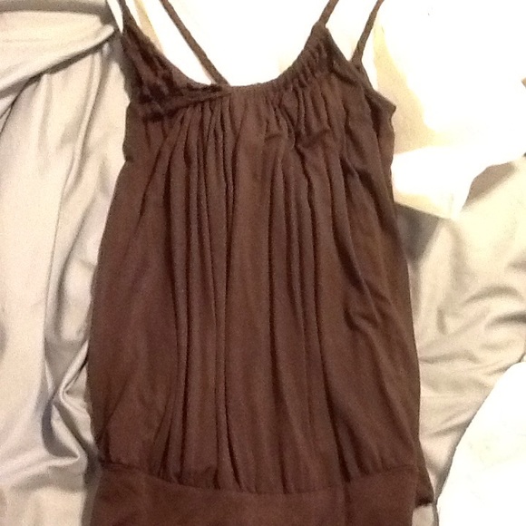 Brown tank