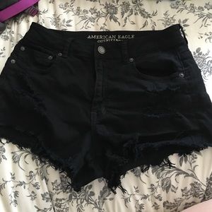 Black AE Jean Shorts
