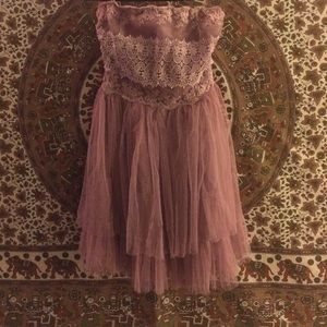 Lavender cocktail dress