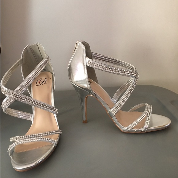 Beautiful silver heels