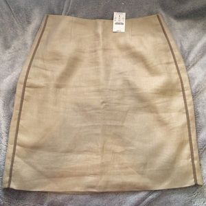JCrew Linen Pencil Skirt