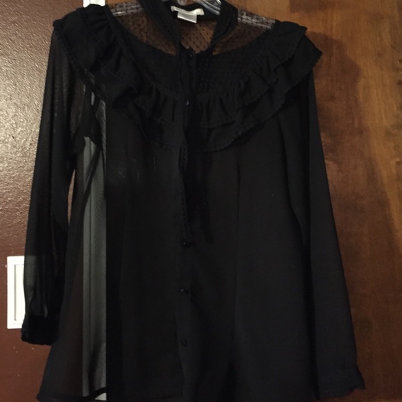 Sheer blouse