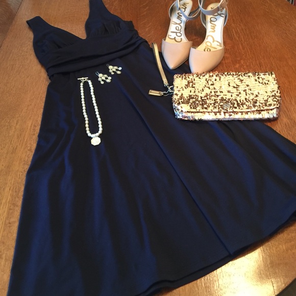 Susana Monaco Dresses & Skirts - Susana Monaco black ( or super dark navy ) dress