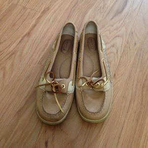Sperry Angelfish Glitter Slip-on Boat Shoe