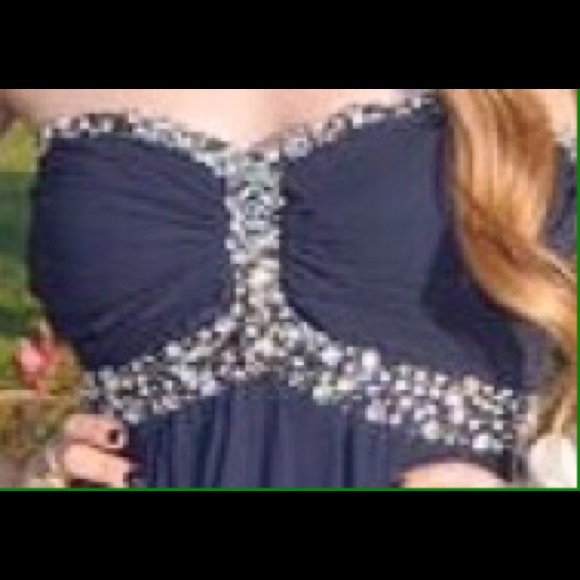 Blue shirt dress - Picture 3 of 3