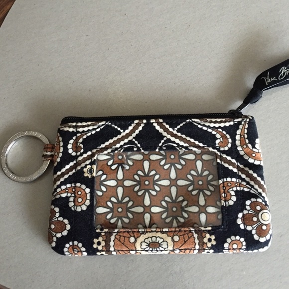Vera Bradley Zip ID coin purse