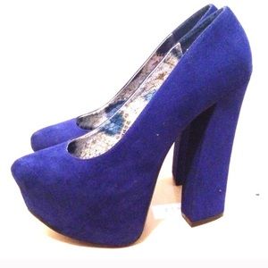 Royal Blue Heels
