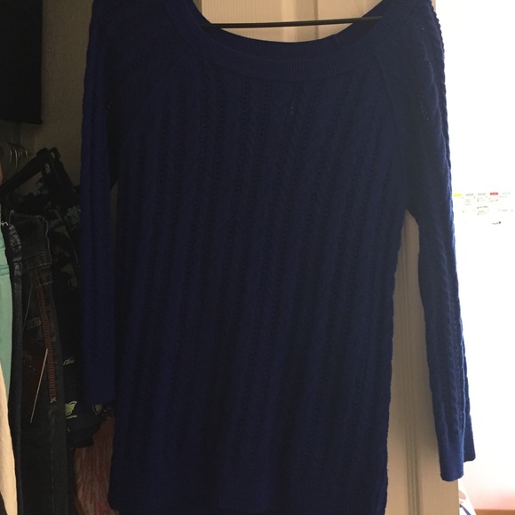 Royal blue sweater
