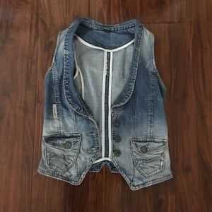 J & Company Vest Denim