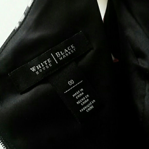 WHBM Rose black and red dress. - Picture 2 of 3