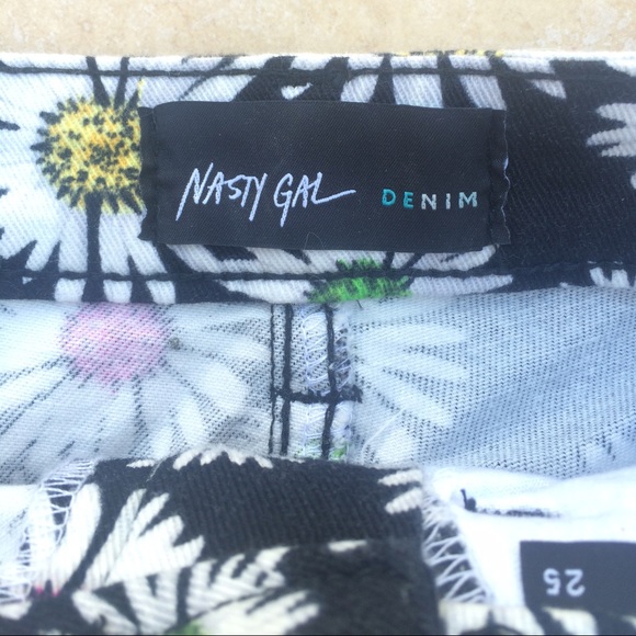 Nasty Gal Jeans - Nasty Gal Flower Denim Nasty Gal Jeans - Nasty Gal Flower Denim