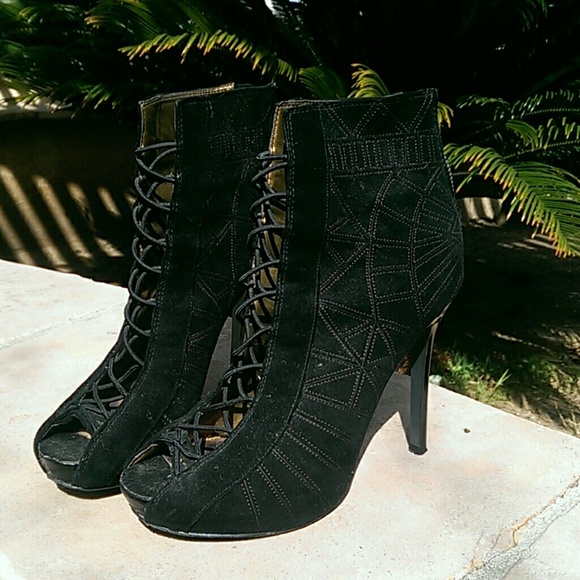 Sam Edelman Shoes - Sam Edelman Queenie stitched platform ankle boots