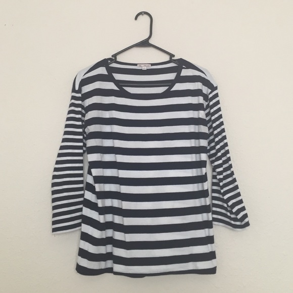 Navy Striped Shirt