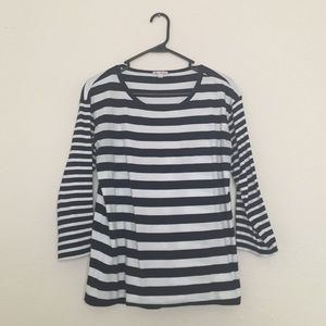 Navy Striped Shirt