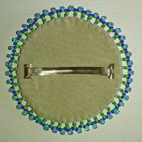 Authentic Native American barrette & earring set