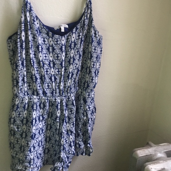 Floral print romper