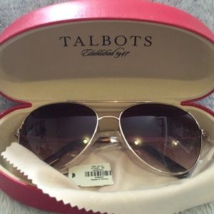 Talbots Brown/Gold Sunglasses