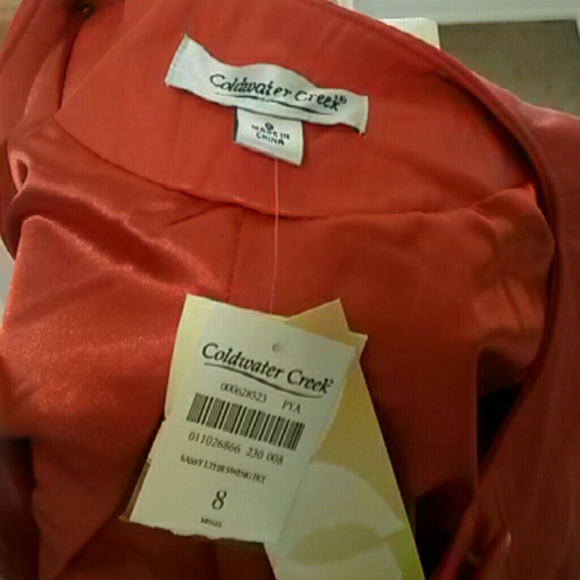50's inspired orange leather jacket - Picture 3 of 3