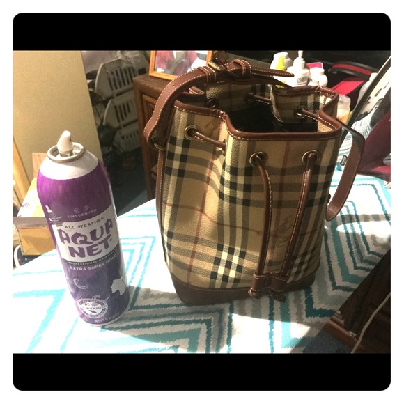Authentic Burberry draw string purses