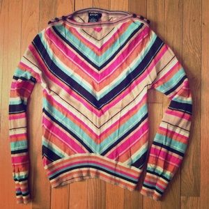 Chevron wool sweater