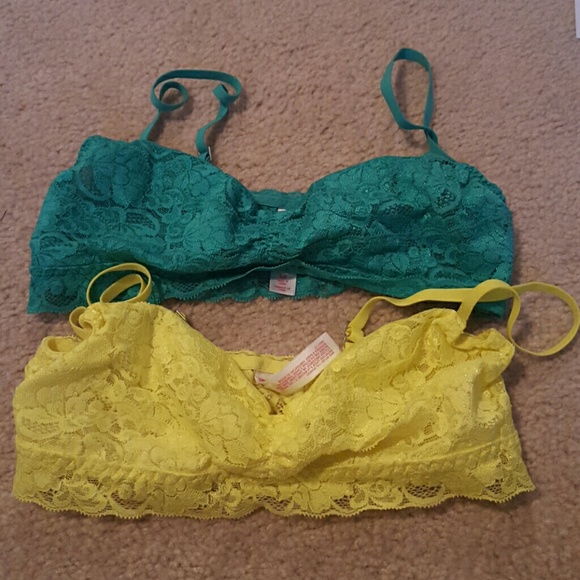 Lace bralettes
