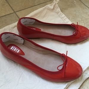 Bloch red ballet flats. Size 37.