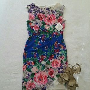 Gorgeous sleeveless floral dress NWT Easter dress