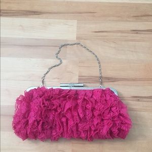 Pink clutch