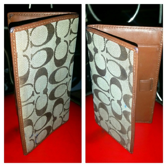 Coach Handbags - Authentic COACH Checkbook Cover/holder