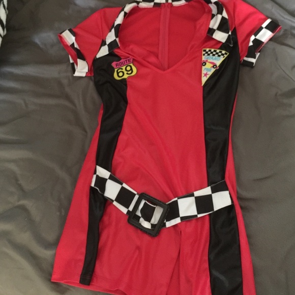 Naughty race car driver outfit