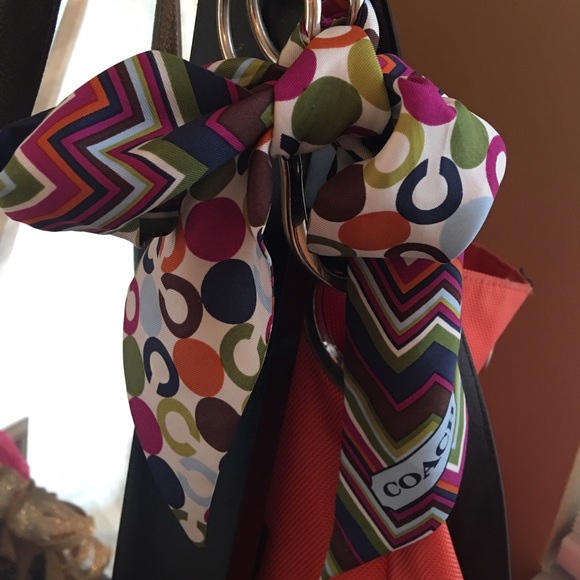 Coach purse scarf