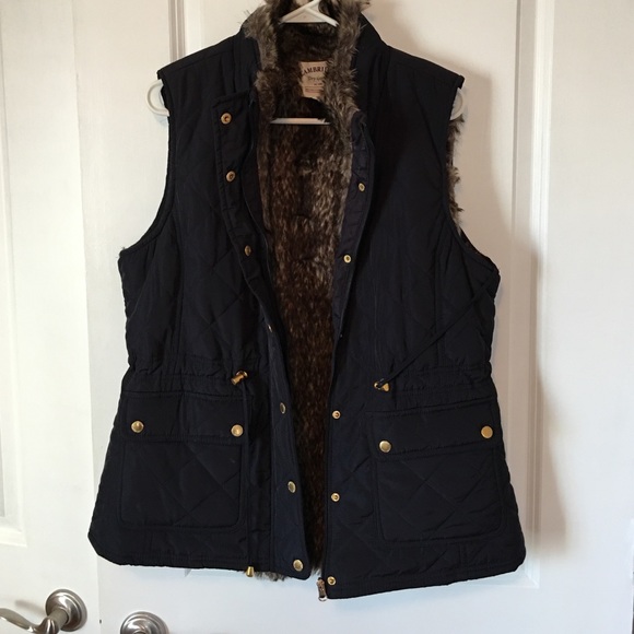 Navy blue vest