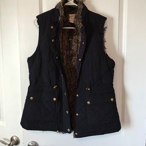 Navy blue vest