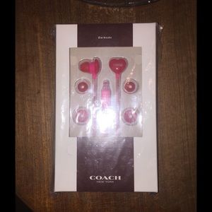 NEW In package COACH head phones