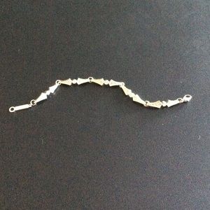 Napier Silver Rhinestone Bracelet