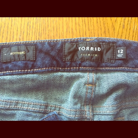 Torrid boyfriend jeans size 12 worn twice