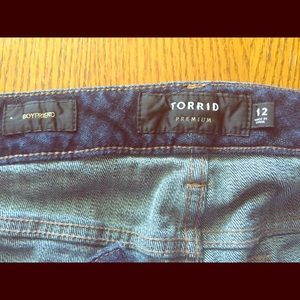 Torrid boyfriend jeans size 12 worn twice