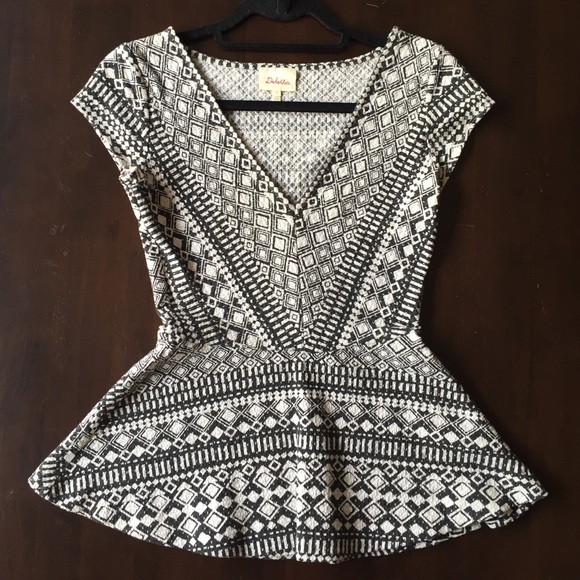 Anthropologie Peplum top