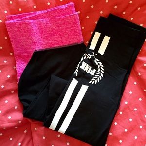 NWOT VS Pink yoga leggings!