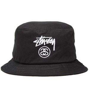 Black stussy hat new Unisex
