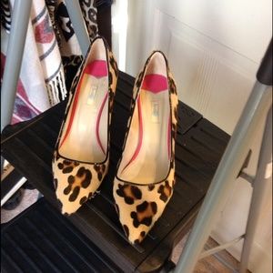 Boden Shoes - BODEN Pony Hair Leopard Heels Boden Shoes - BODEN Pony Hair Leopard Heels